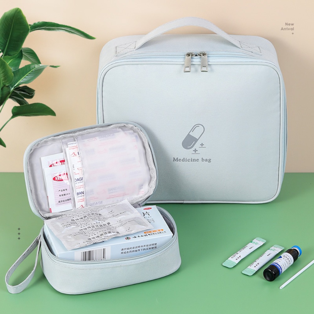 Multifunctional Pink/blue/Grey - First Aid Bag Kit ulasan dan harga
