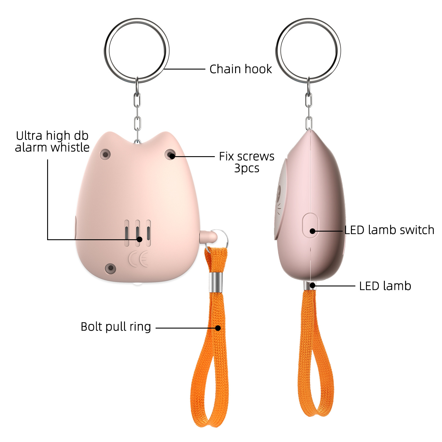 2025 New Personal Alarm Self-d - Personal Alarm Keychain ulasan dan harga