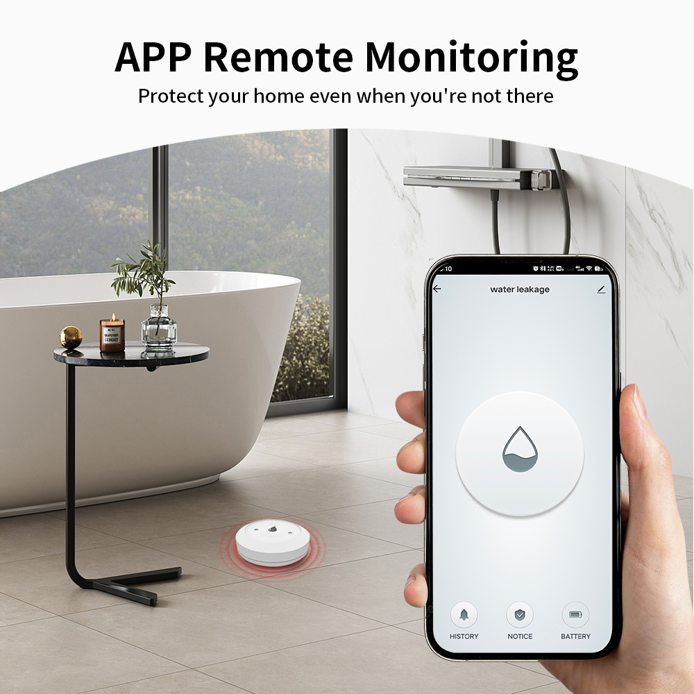 TNCE ZigBee3.0 Tuya Smart Wate - Water Alarm Sensor ulasan dan harga