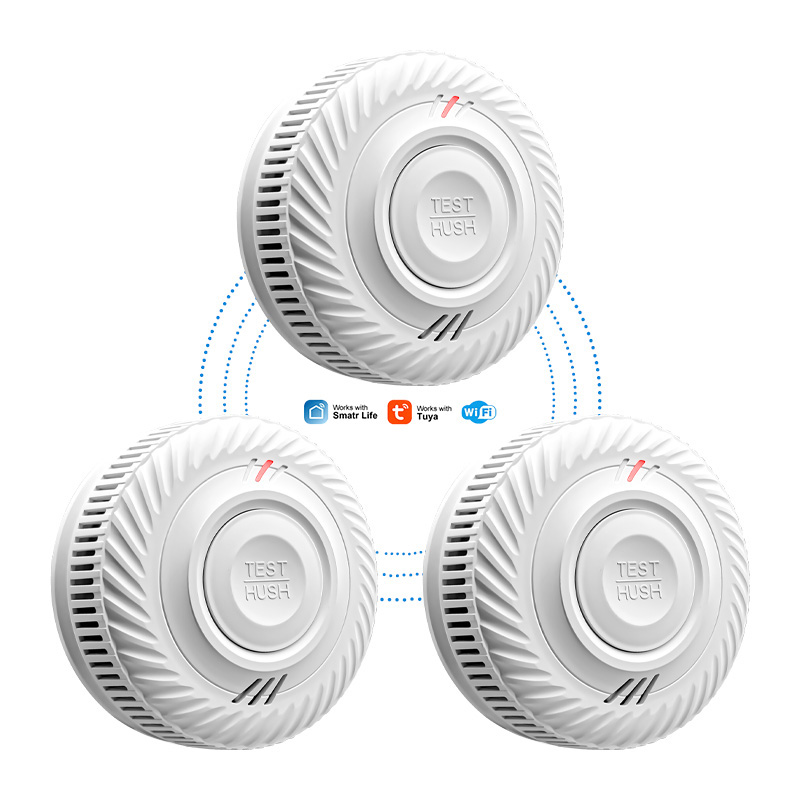 Powered Hotel Smart Wireless T - Smoke Detector Interconnected ulasan dan harga