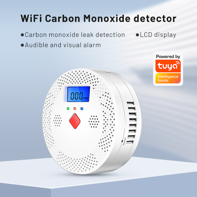 Tuya WiFi Smart Carbon Monoxid - Co Detector Plug ulasan dan harga