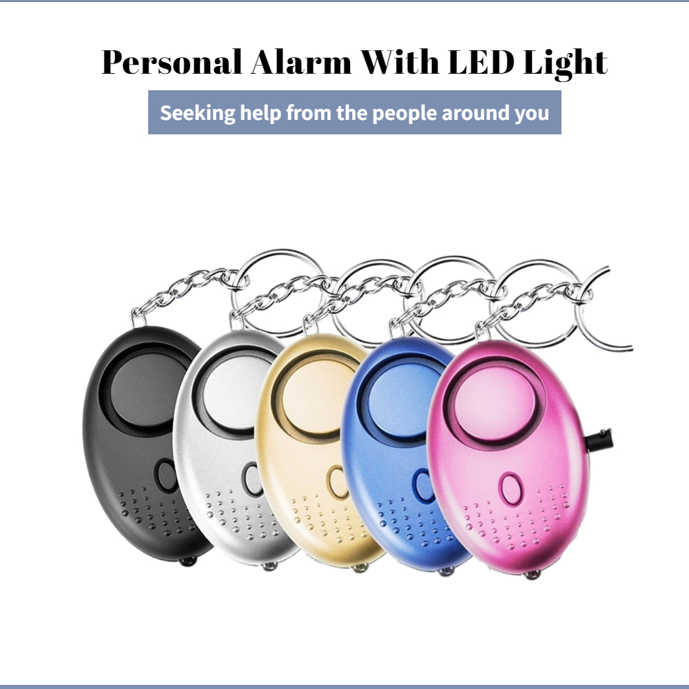 130dB Self Defense Alarm Anti- - Personal Alarm Keychain ulasan dan harga