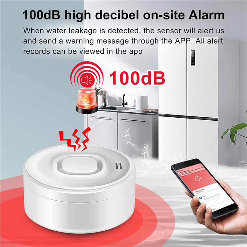Smart WIFI Water Leak Detector - Water Alarm Sensor ulasan dan harga