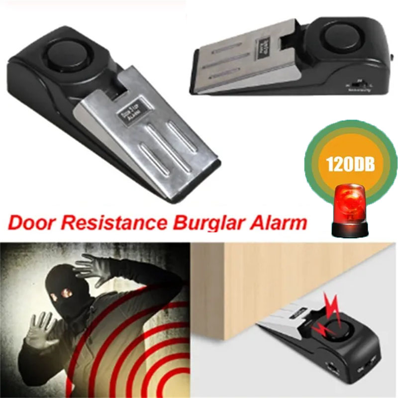 120db Wireless Door Stop Stopp - Door Stop Alarm ulasan dan harga