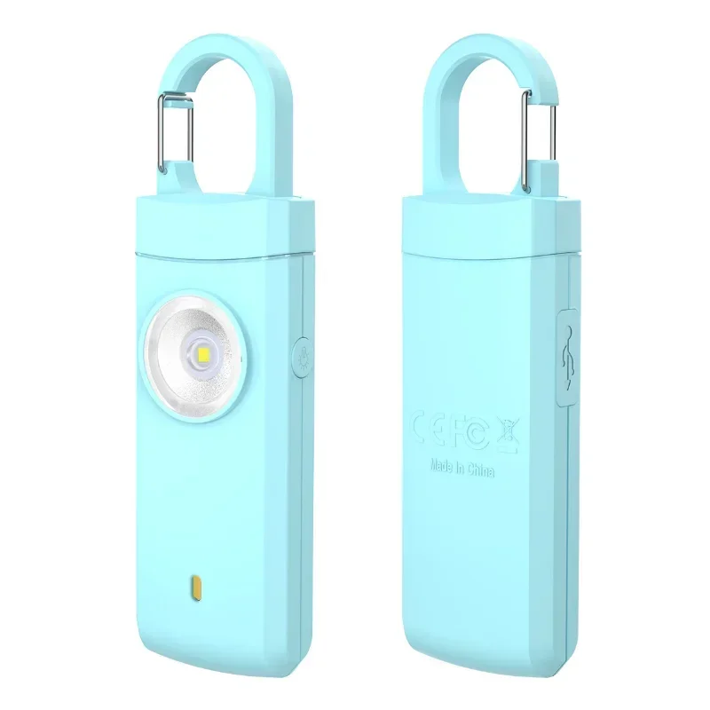 Self Defense LED Flashlight US - Personal Alarm Keychain ulasan dan harga