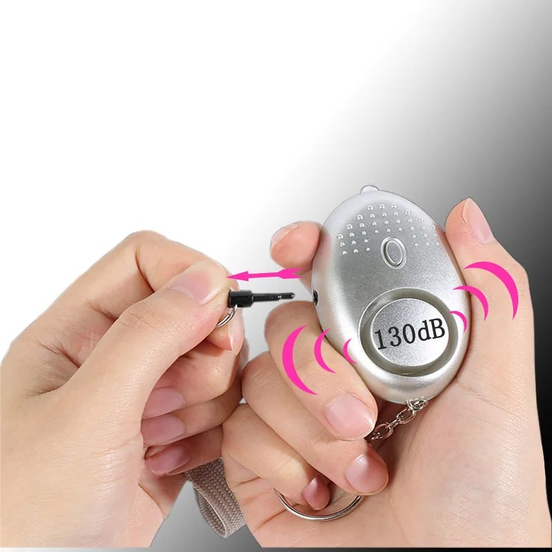 130dB Anti-wolf Girl Child Wom - Personal Alarm Keychain ulasan dan harga