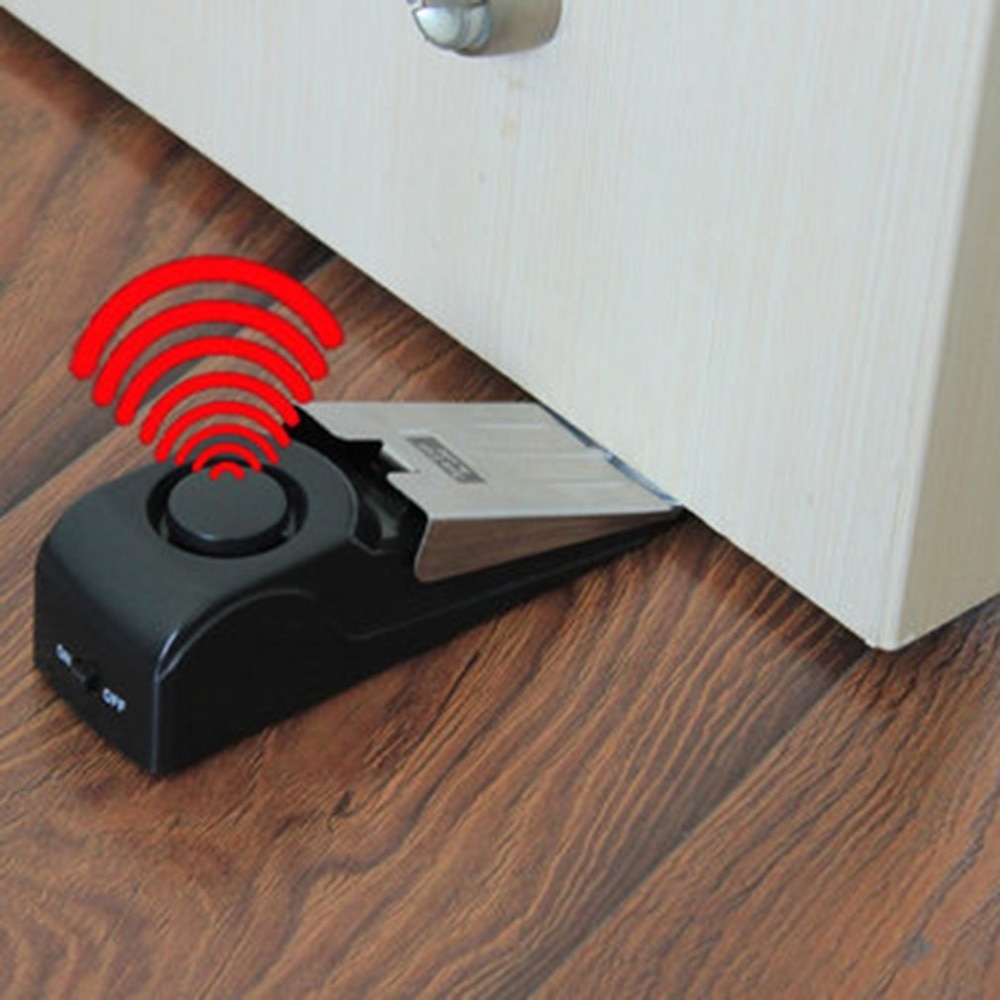 125 DB Anti-theft Burglar Stop - Door Stop Alarm ulasan dan harga
