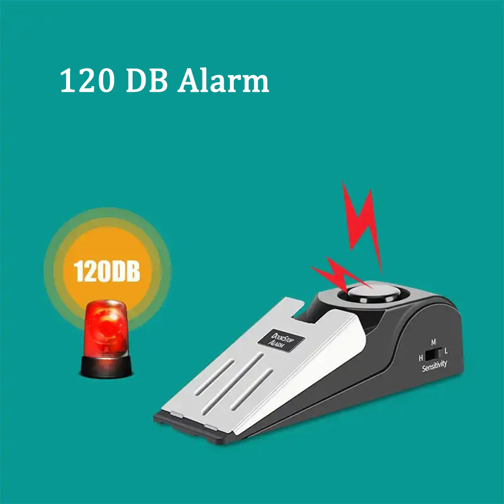 125 DB Anti-theft Burglar Stop - Door Stop Alarm ulasan dan harga