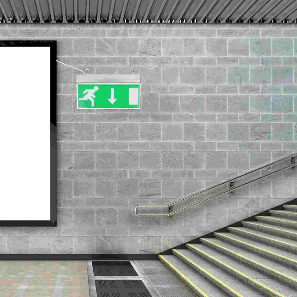110-240V Commercial LED Emerge - Emergency Exit Sign ulasan dan harga
