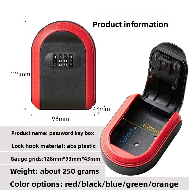 Plastic Key Box with Password  - Lockbox Key Secure ulasan dan harga