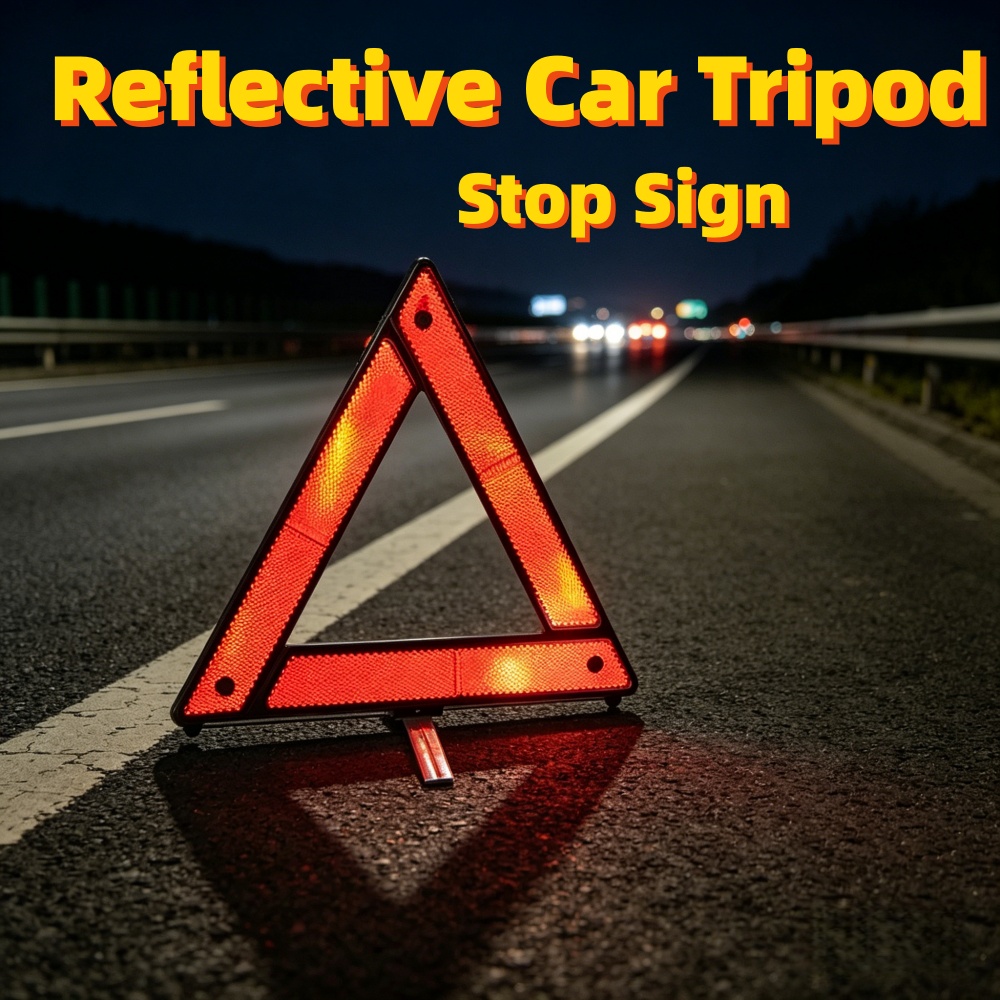 Red Reflective Car Tripod Fold - Emergency Exit Sign ulasan dan harga