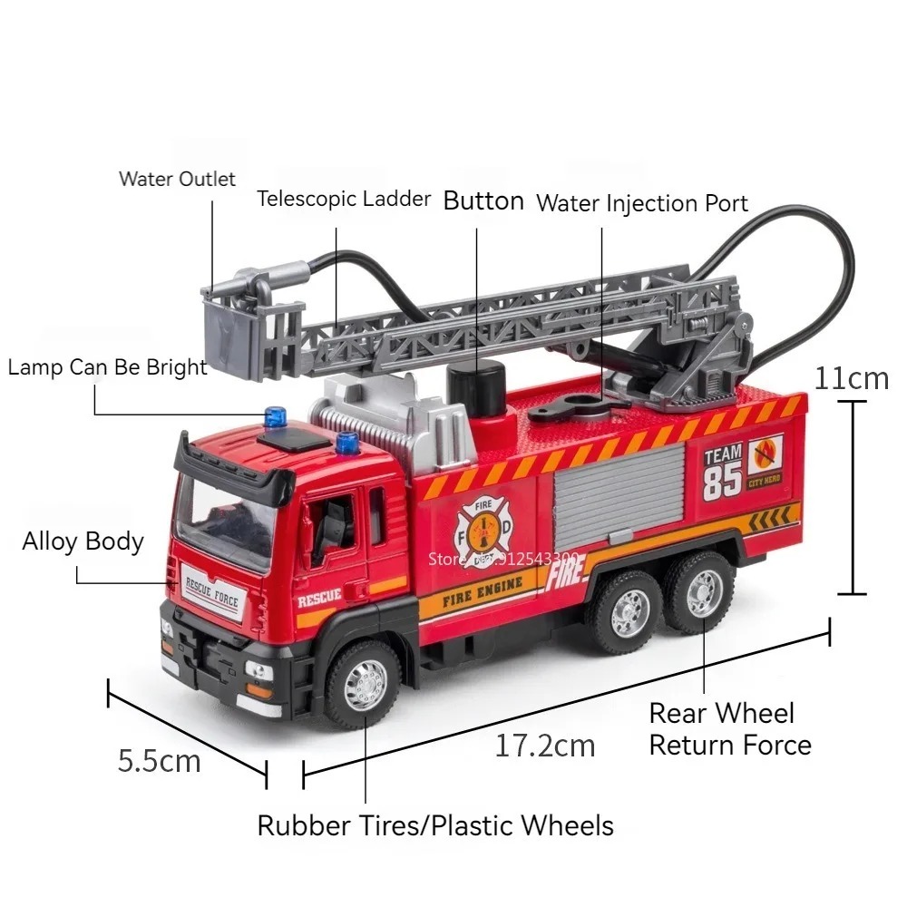 1:32 Scale Water Spray Fire Tr - Fire Escape Ladder ulasan dan harga