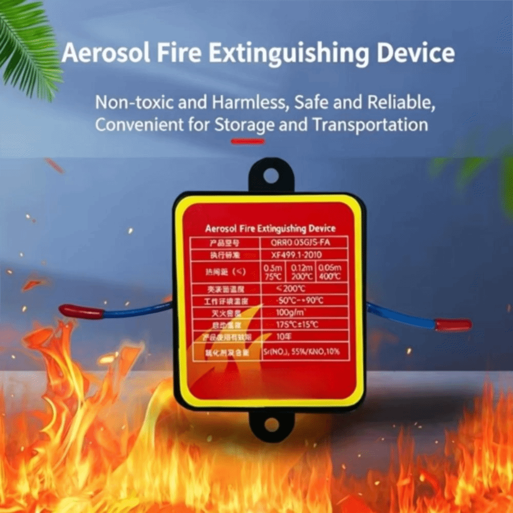 Dual-Line Design Flame Retarda - Fire Extinguisher Small ulasan dan harga