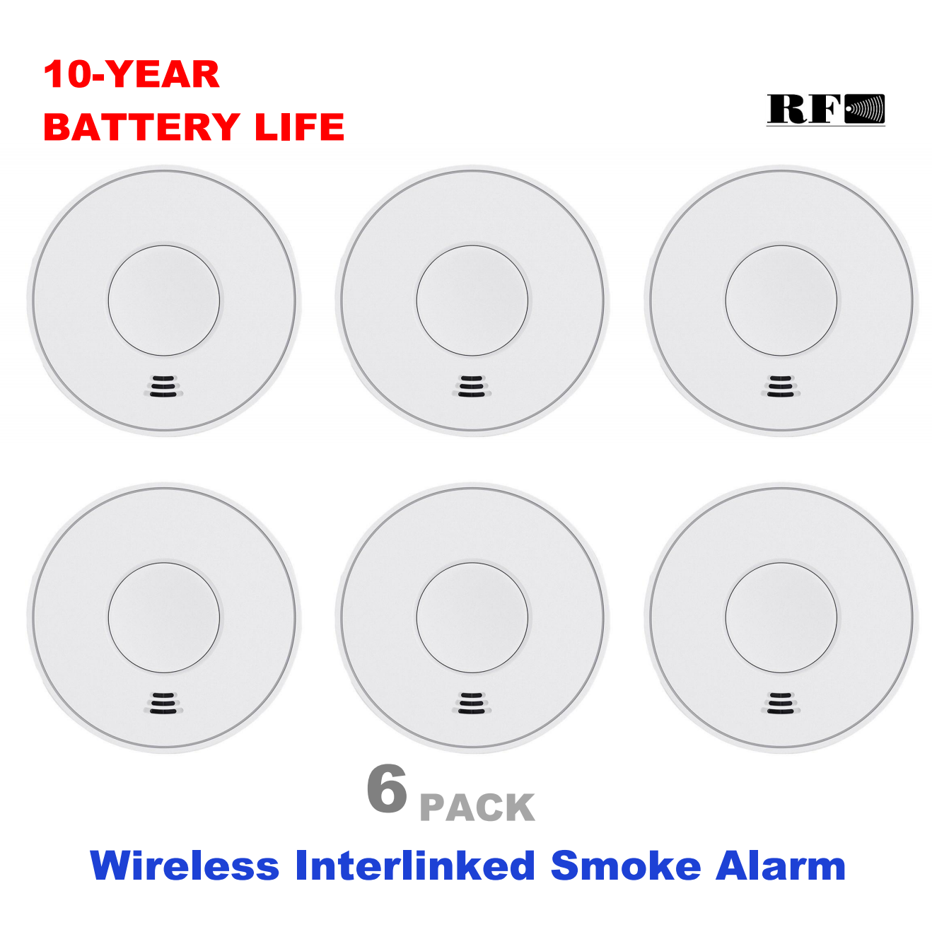Wireless Interlinked Smoke Ala - Smoke Detector Interconnected ulasan dan harga