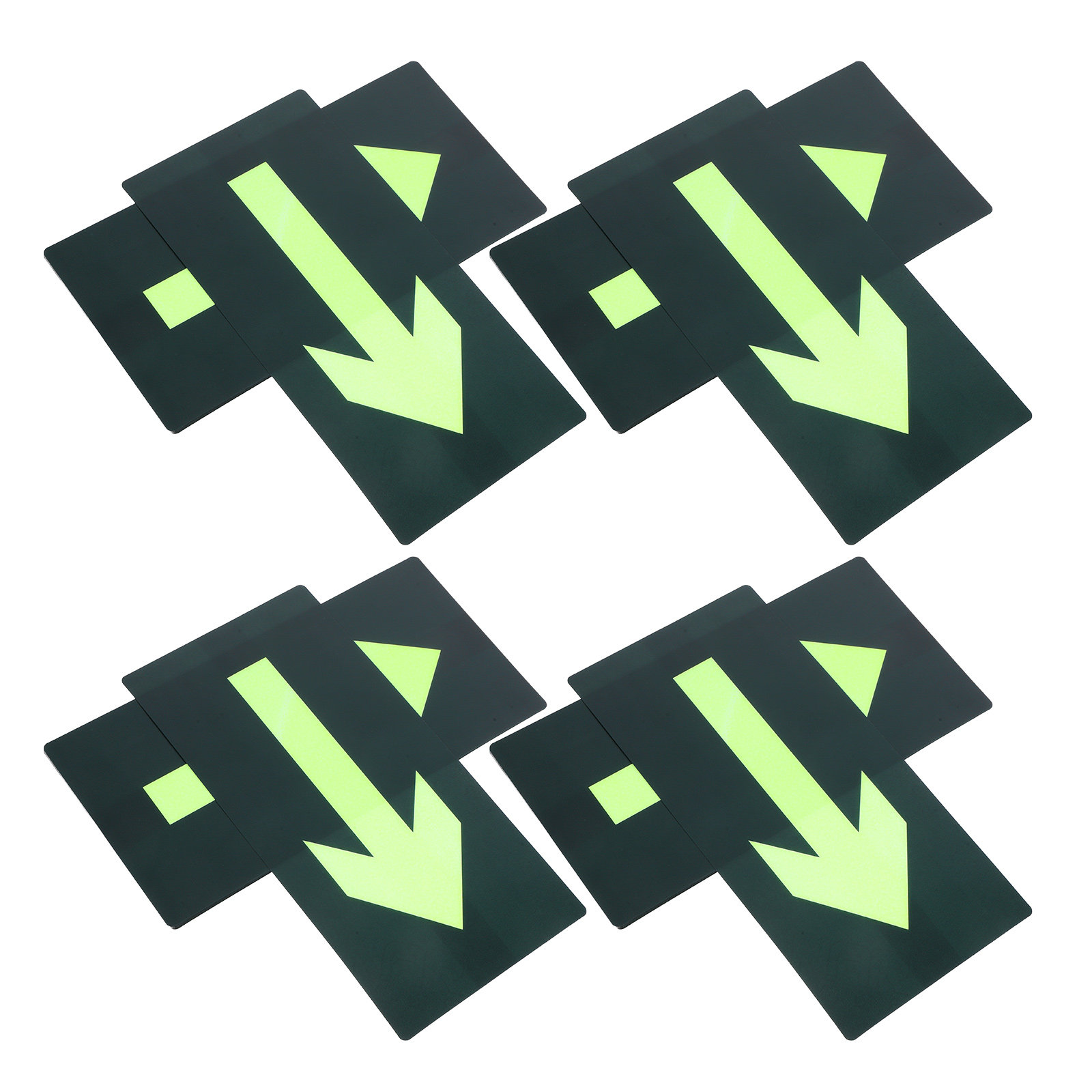 8Pcs Glow in The Dark Waterpro - Emergency Exit Sign ulasan dan harga