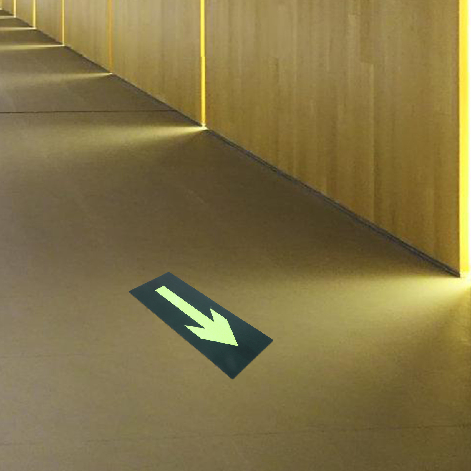 8Pcs Glow in The Dark Waterpro - Emergency Exit Sign ulasan dan harga